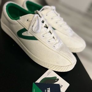 Tretorn nylite canvas green new